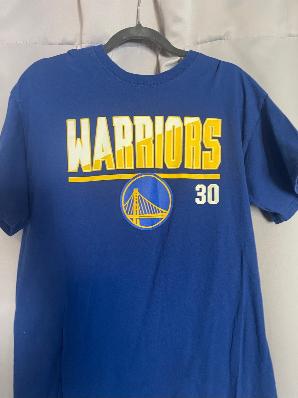 Men’s  Warriors Blue Graphic Tee - 30